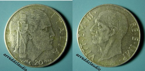 Regno iii 20 centesimi - v.e.iii°,
