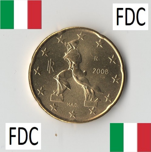 Centesimi euro 2008 italia - 2008,