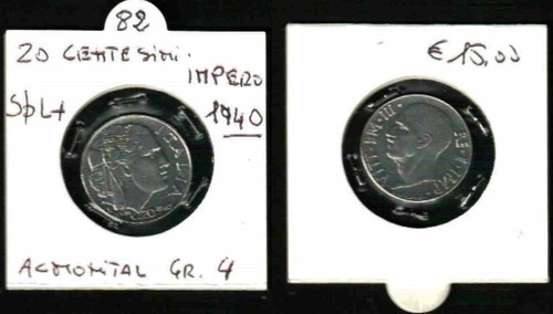 Moneta centesimi impero - centesimi,