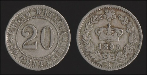 Centesimi 1895 roma - 20,