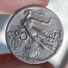 20 CENTESIMI 1919 LIBRATA RARA