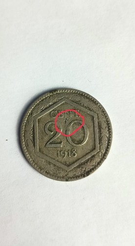Centesimi esagono 1918 rara - esagono,
