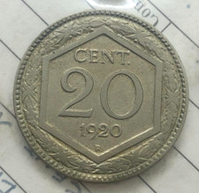 20 centesimi Esagono 1920 RARO