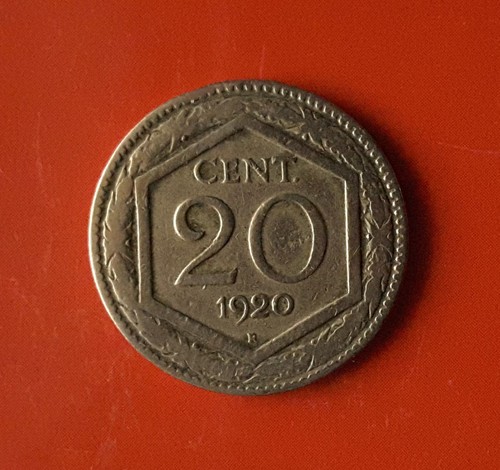 Centesimi 1920 esagono - 20,