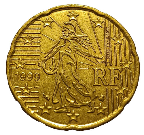 Centesimi euro francia - 20, di