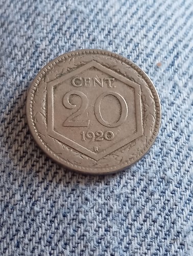 Centesimi esagono 1920 raro - 20,