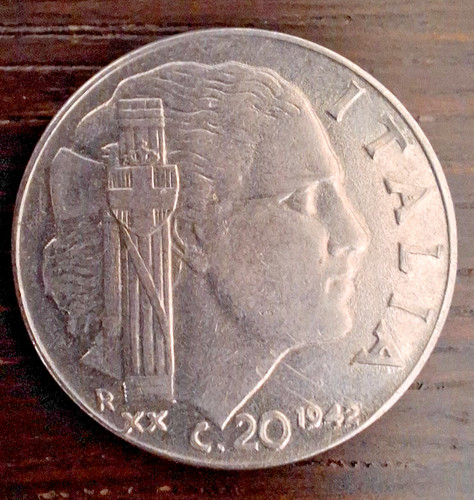 Moneta centesimi 1942 - moneta,