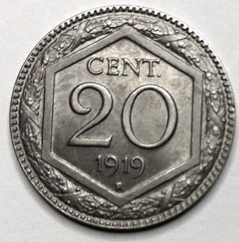 Centesimi 1919 esagono - 1919,