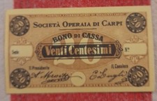 Biglietto Fiduciario 20