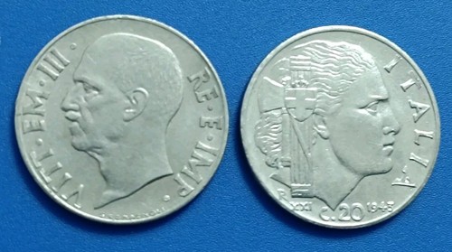 Italia moneta centesimi - 20,