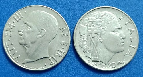 Italia moneta centesimi - 20,